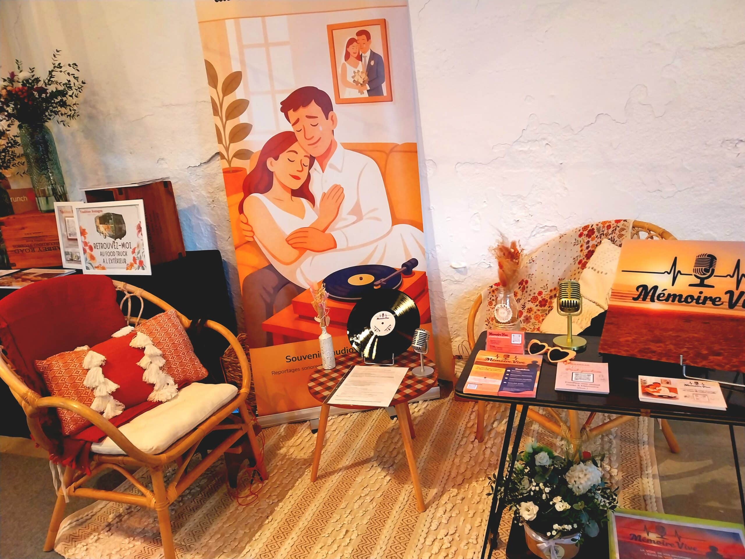 Quand l’émotion fait son œuvre… sur un stand de salon du mariage